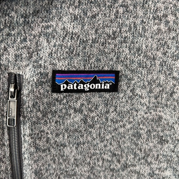 Patagonia Sweater Vest Mens Large Better Sweater Full Zip Fleece Embroidery Logo - Picture 4 of 9